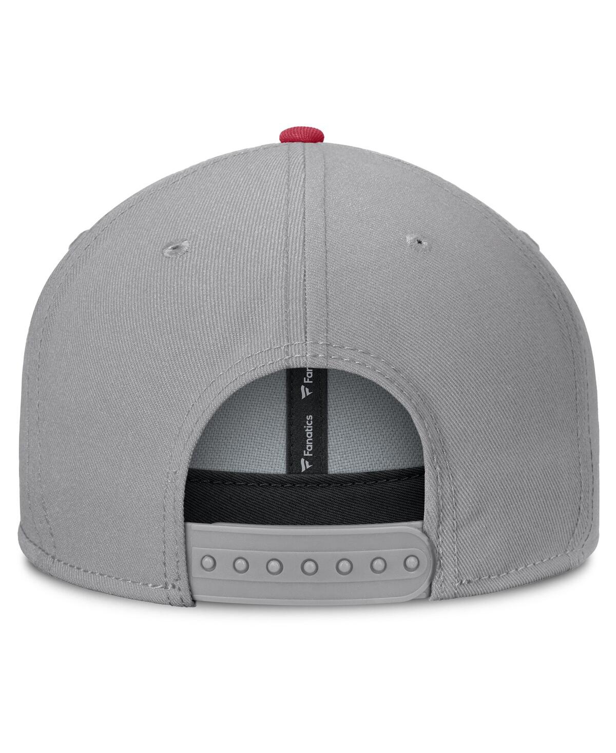 Fanatics Men's Gray Oklahoma Sooners Duo Snapback Hat In Gray