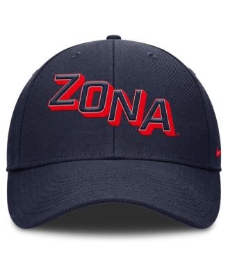 Men's Navy Arizona Wildcats Slanted Primetime Rise Performance Adjustable Hat