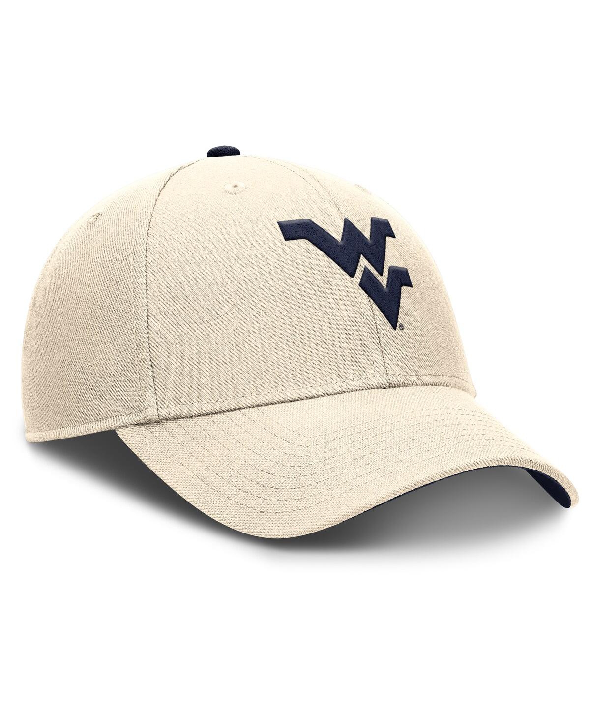 Nike West Virginia Primetime Rise  Men's Dri-fit College Trucker Adjustable Hat In Brown