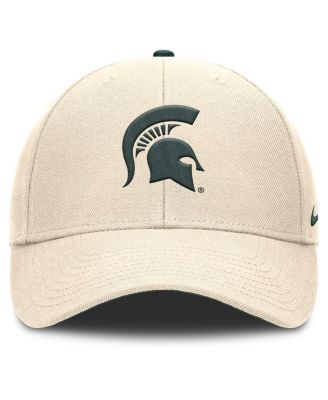 Men's Natural Michigan State Spartans Rise Primetime Performance Trucker Adjustable Hat