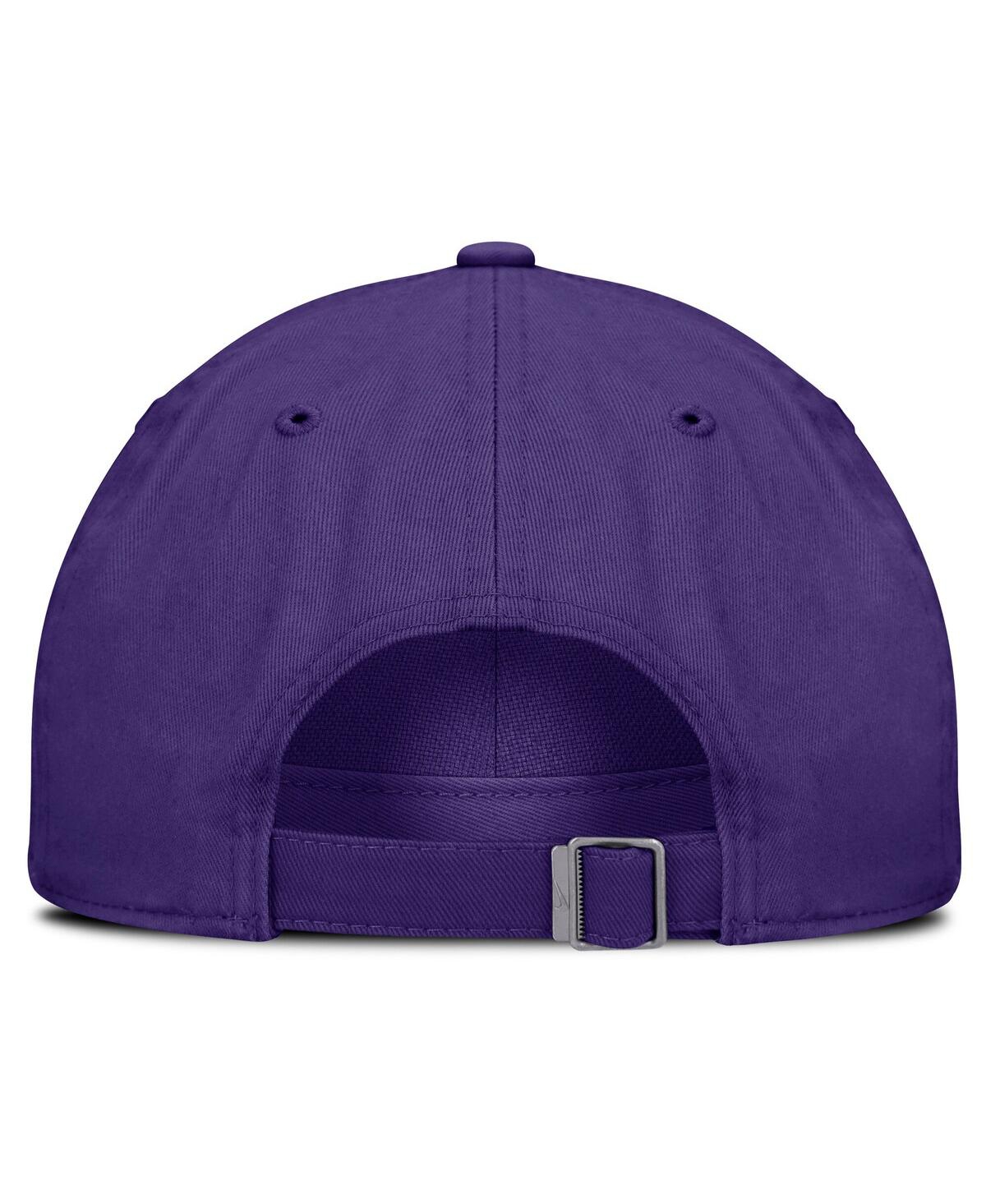 Nike Purple Lsu Tigers Legacy91 Meshback Swoosh Performance Flex Hat In Purple