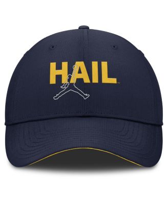 Men's Navy Michigan Wolverines Club Prep Performance Adjustable Hat