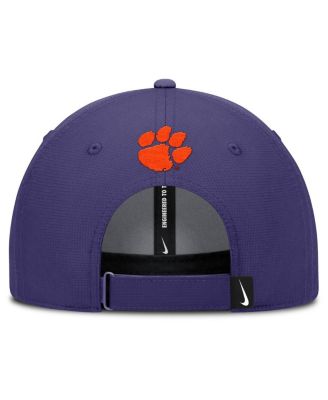 Men's Purple Clemson Tigers Club Prep Performance Adjustable Hat