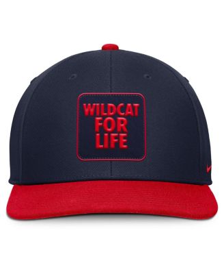 Men's Navy/Red Arizona Wildcats 2025 Sideline Campus Pro Local Snapback Hat