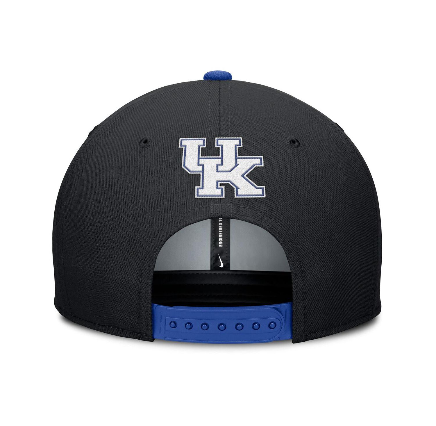 Men's Black/Royal Kentucky Wildcats 2025 Sideline Campus Pro Local Snapback Hat