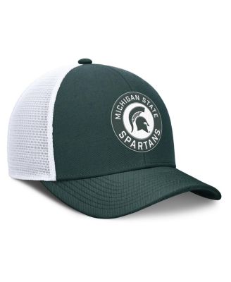 Men's Green/White Michigan State Spartans Rise Primetime Performance Trucker Adjustable Hat