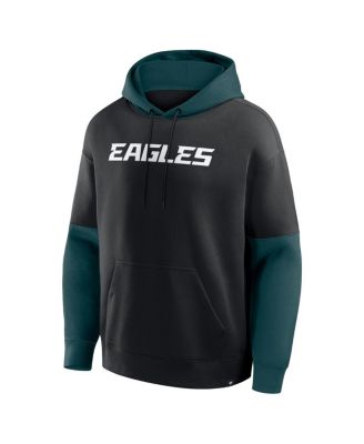 Men's Black Philadelphia Eagles Helmet Pullover Hoodie