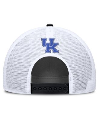 Men's Black/White Kentucky Wildcats 2025 On-Field Rise Patch Trucker Adjustable Hat