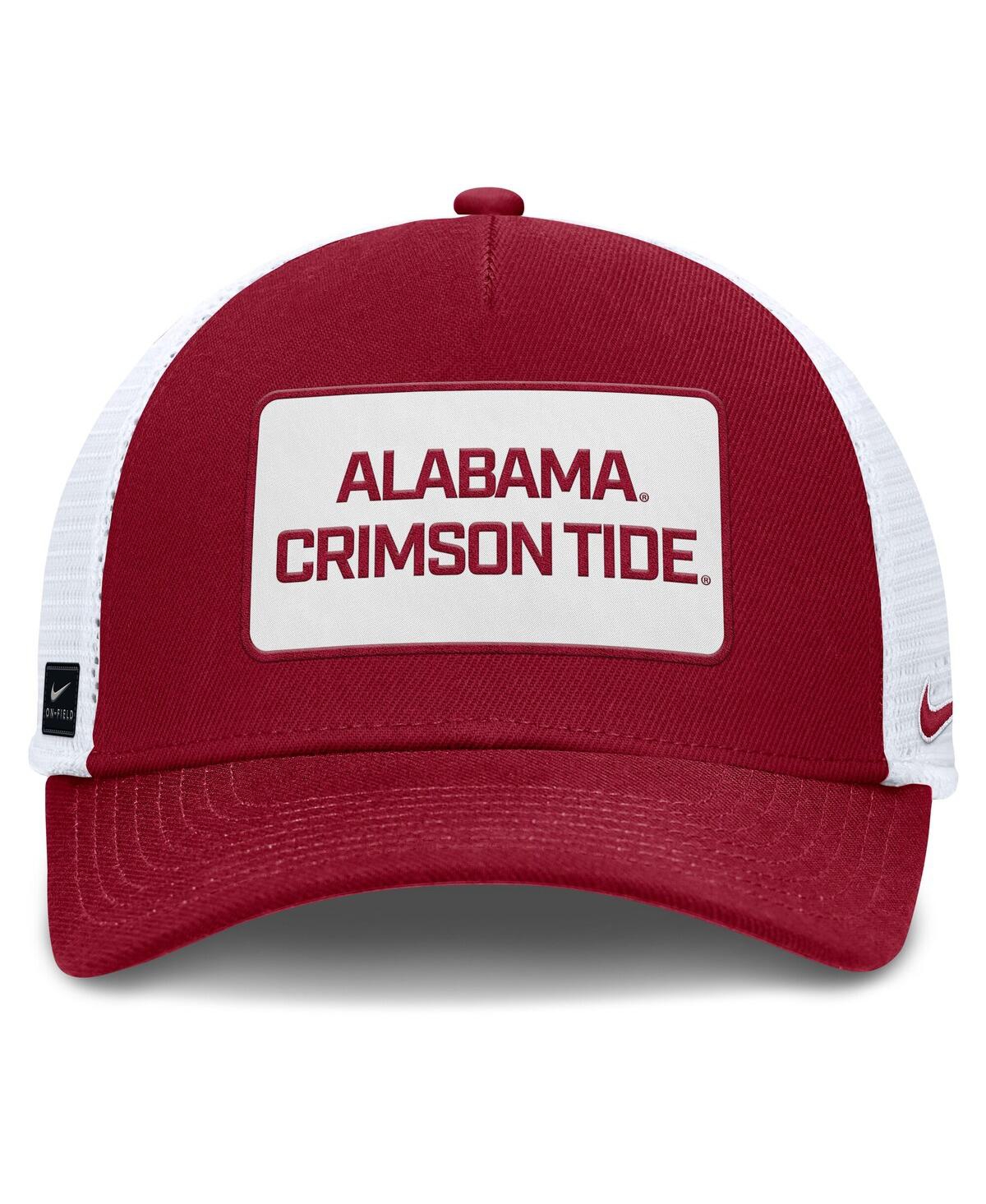 Nike Alabama On-field Rise  Men's College Trucker Adjustable Hat In Red