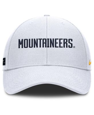 Men's White West Virginia Mountaineers 2025 On-Field Rise Performance Adjustable Hat