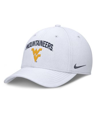 Nike - Men's White West Virginia Mountaineers 2025 On-Field Rise Performance Flex Hat