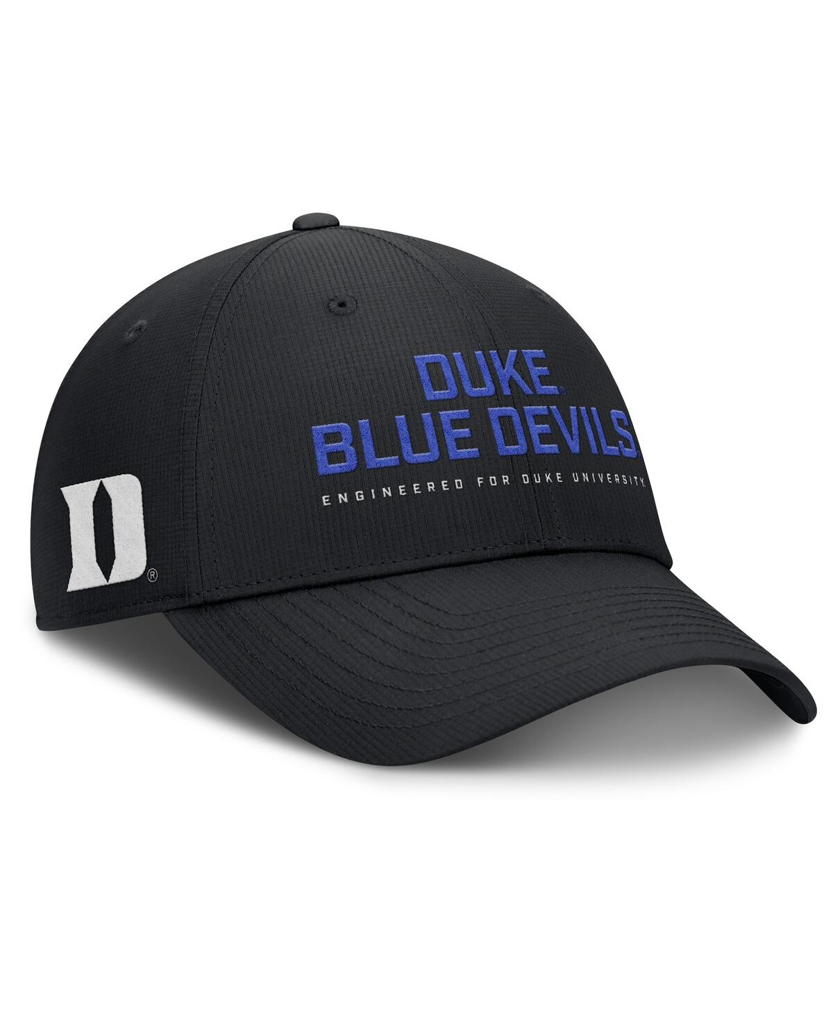 Nike Duke On-field Club Gameday  Men's Dri-fit College Adjustable Hat In Black