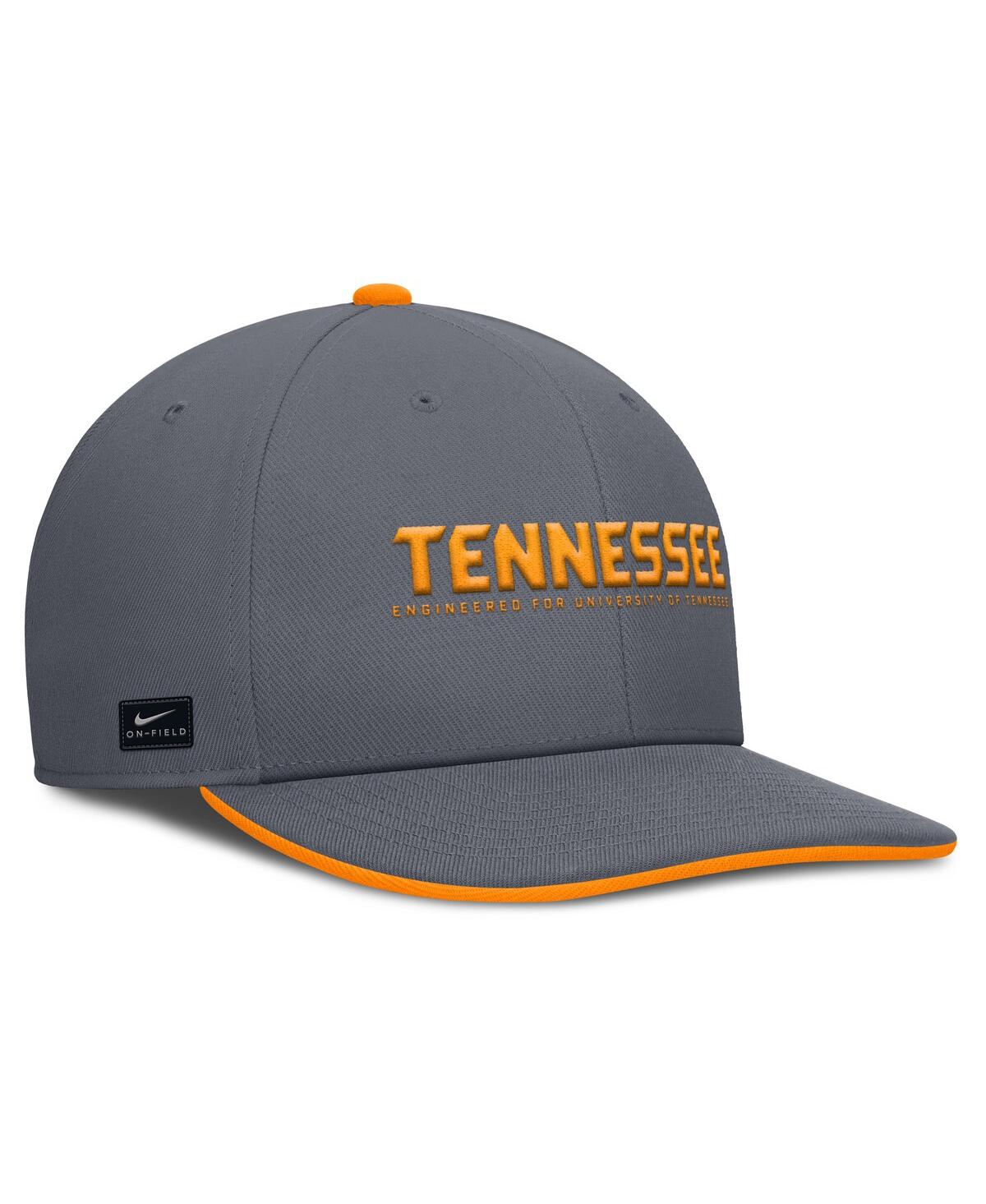 Nike Men's Gray Tennessee Volunteers 2025 On-field Pro Performance Adjustable Hat In Gray
