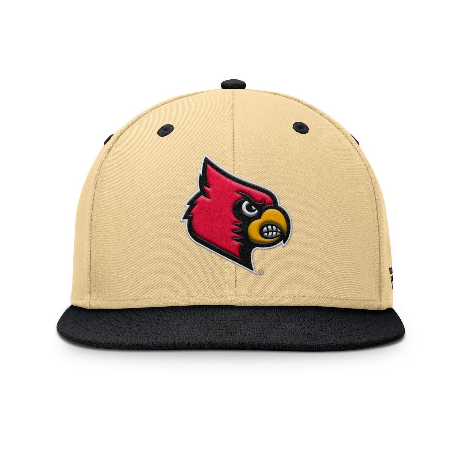 Men's Gold/Black Louisville Cardinals Balance Fitted Hat