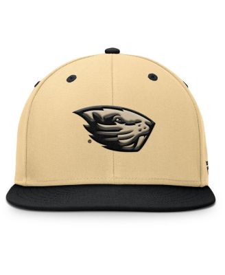 Men's Gold/Black Oregon State Beavers Balance Fitted Hat
