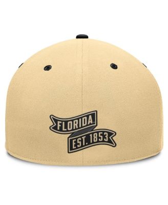 Men's Gold/Black Florida Gators Balance Fitted Hat