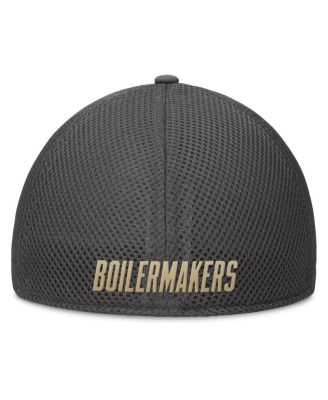 Men's Gray Purdue Boilermakers Clincher Flex Hat