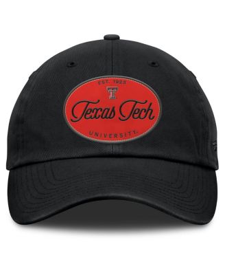 Women's Black Texas Tech Red Raiders Candid Adjustable Hat