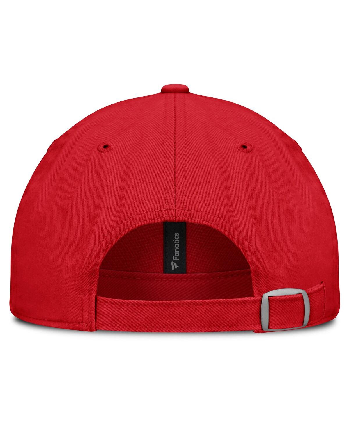 Fanatics Men's Scarlet Rutgers Scarlet Knights Archer Adjustable Hat In Red
