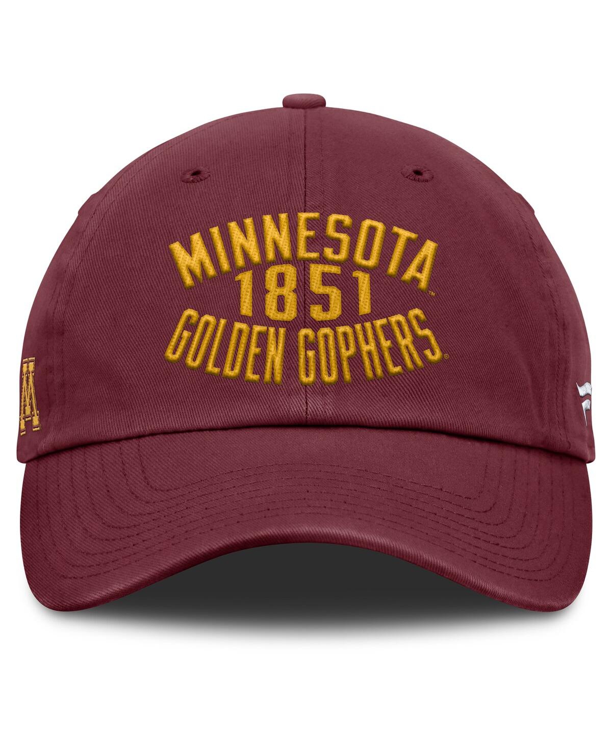 Fanatics Men's Maroon Minnesota Golden Gophers Archer Adjustable Hat In Burgundy