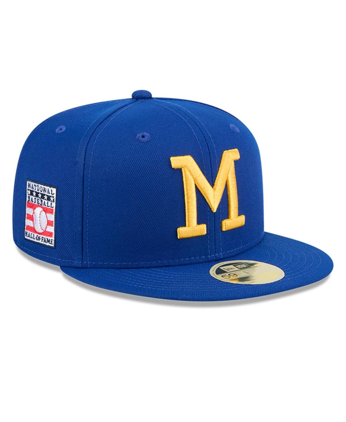 Men's Royal Milwaukee Brewers Baseball Hall of Fame 59FIFTY Fitted Hat - Royal