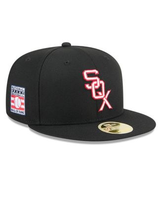 New Era - Men's Black Chicago White Sox Baseball Hall of Fame 59FIFTY Fitted Hat