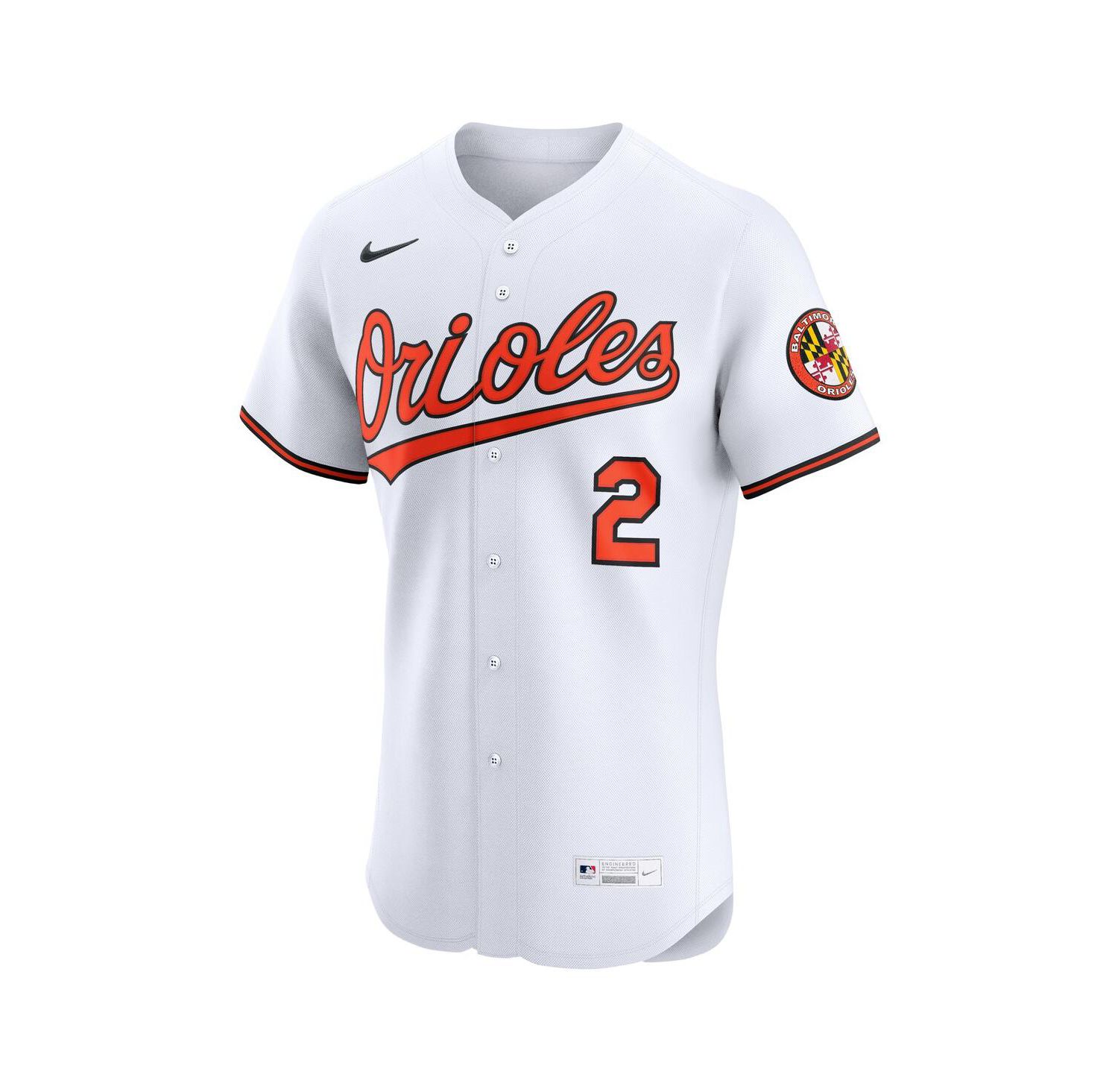 Men's Gunnar Henderson White Baltimore Orioles Home Elite Jersey