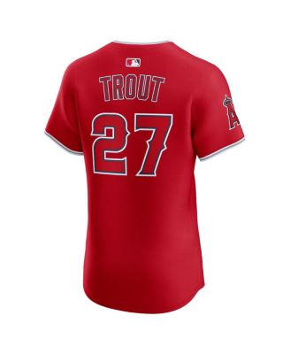 Men's Mike Trout Red Los Angeles Angels Alternate Elite Jersey