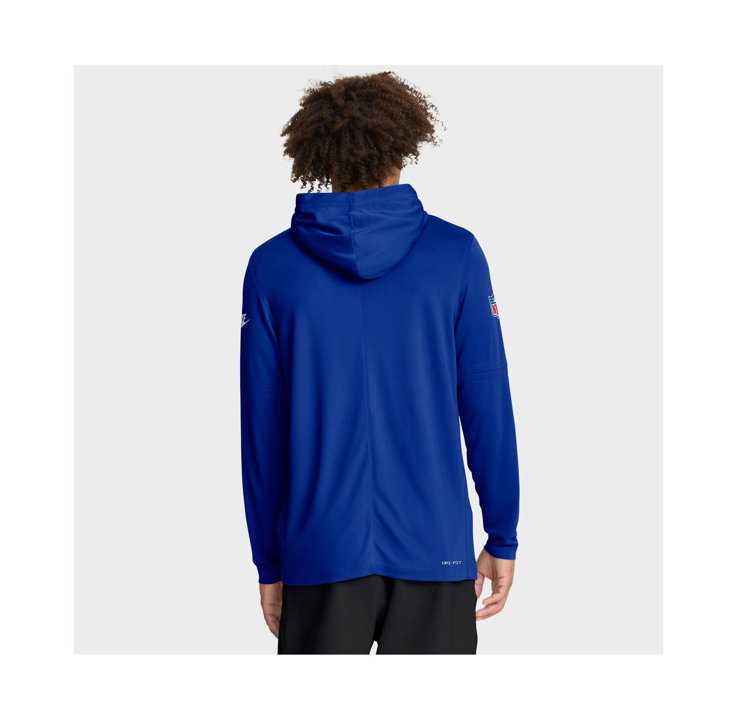 Men's Royal Seattle Seahawks Alt Pack Pass Accuracy Performance Long Sleeve Hoodie T-Shirt