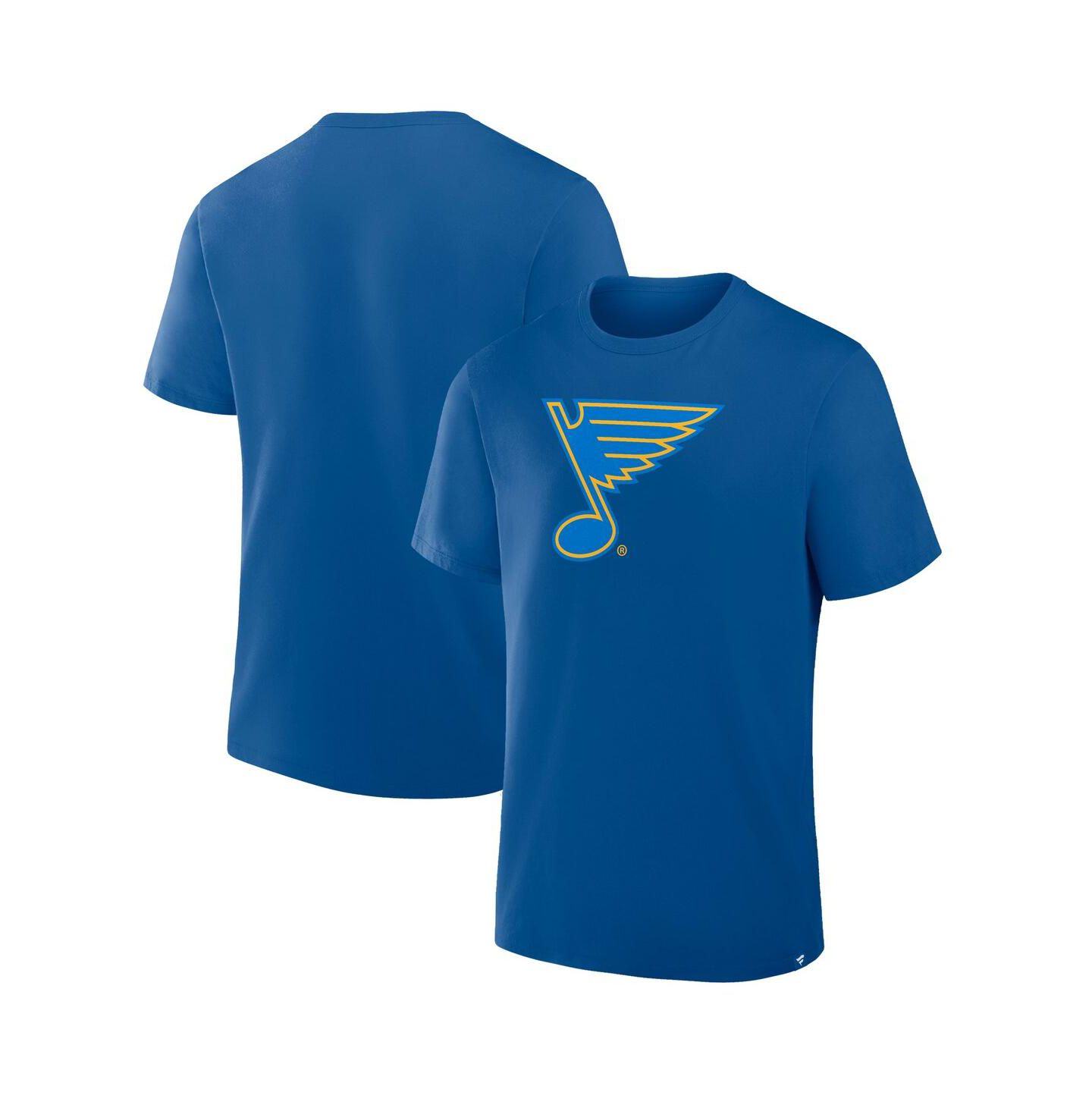 Мужская футболка Fanatics Blue St. Louis Blues Primary Logo Legacy — фото 1