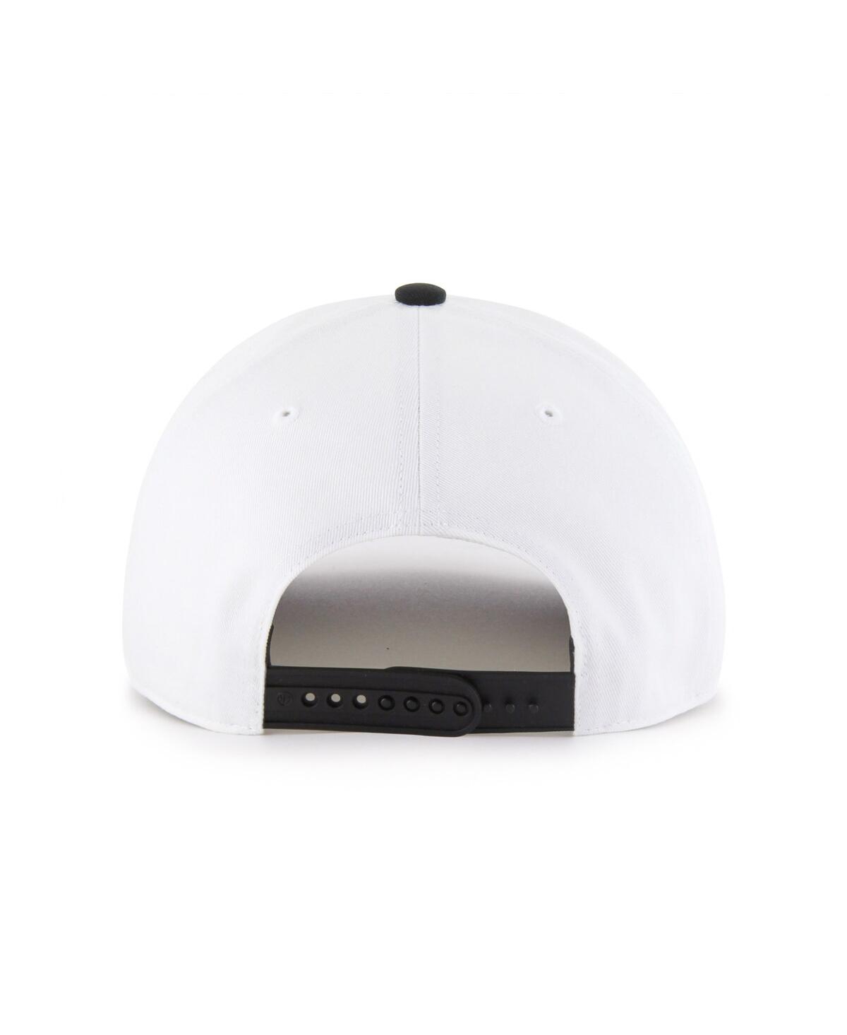47 Brand Men's And Women's White/black Golden State Valkyries Dom Wave Two-tone Hitch Adjustable Hat In White