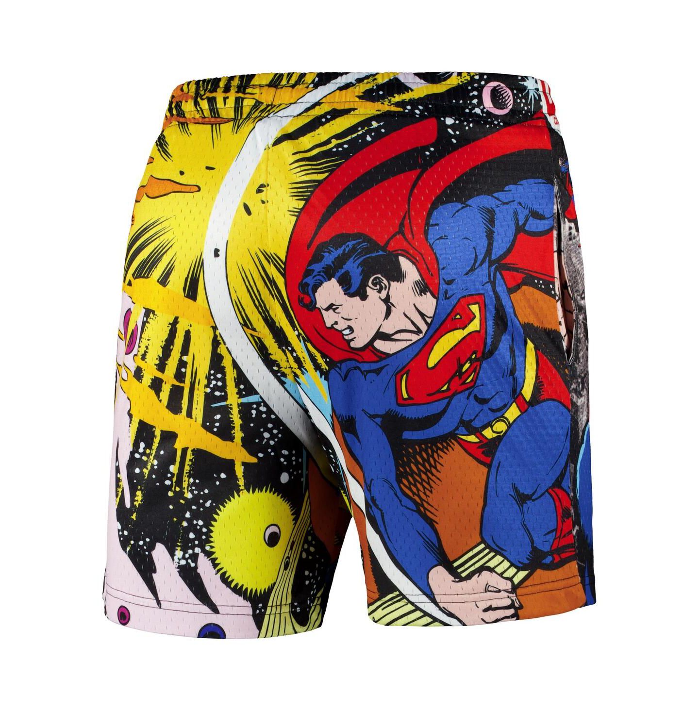 Мужские шорты Lids Black Superman Big Print Mesh — фото 3