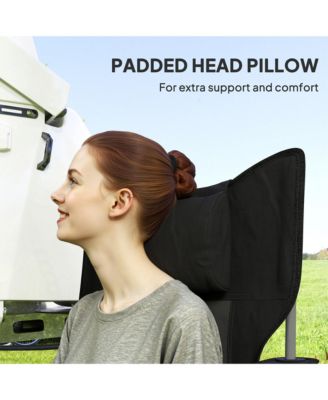 Camp Chairs for Adults, 2 Pack Outdoor Folding Chairs,