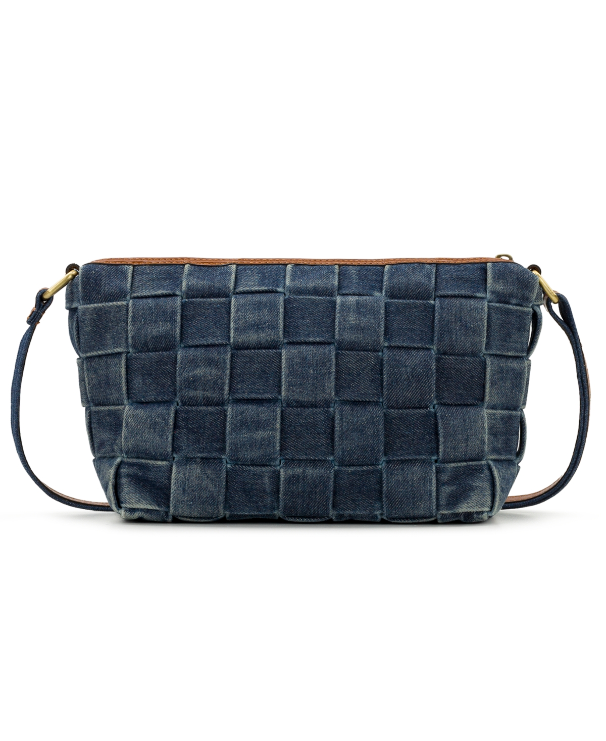 Patricia Nash Andali Small Denim Woven Crossbody