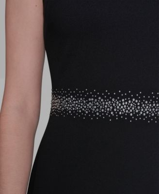 Women's Ruffled-Hem A-Line Dress