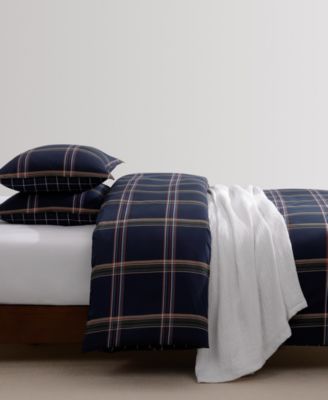 Beacon Plaid Cotton 2-Piece Comforter Set, Twin