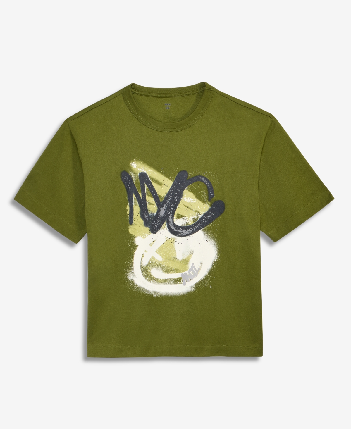 Mode Of One Men's Relaxed-fit Graffiti Graphic T-shirt, Macy's Exclusive In Green
