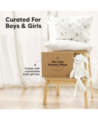 Toddler Pillow with Pillowcase, Small Pillow for Sleeping