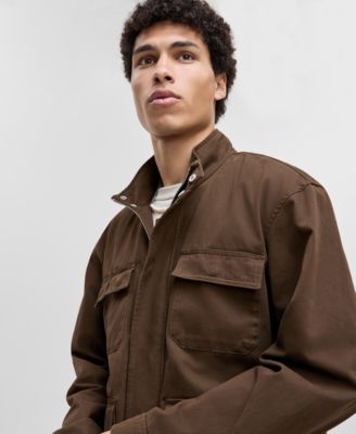 Men's Relaxed-Fit Cargo Jacket, Macy's Exclusive