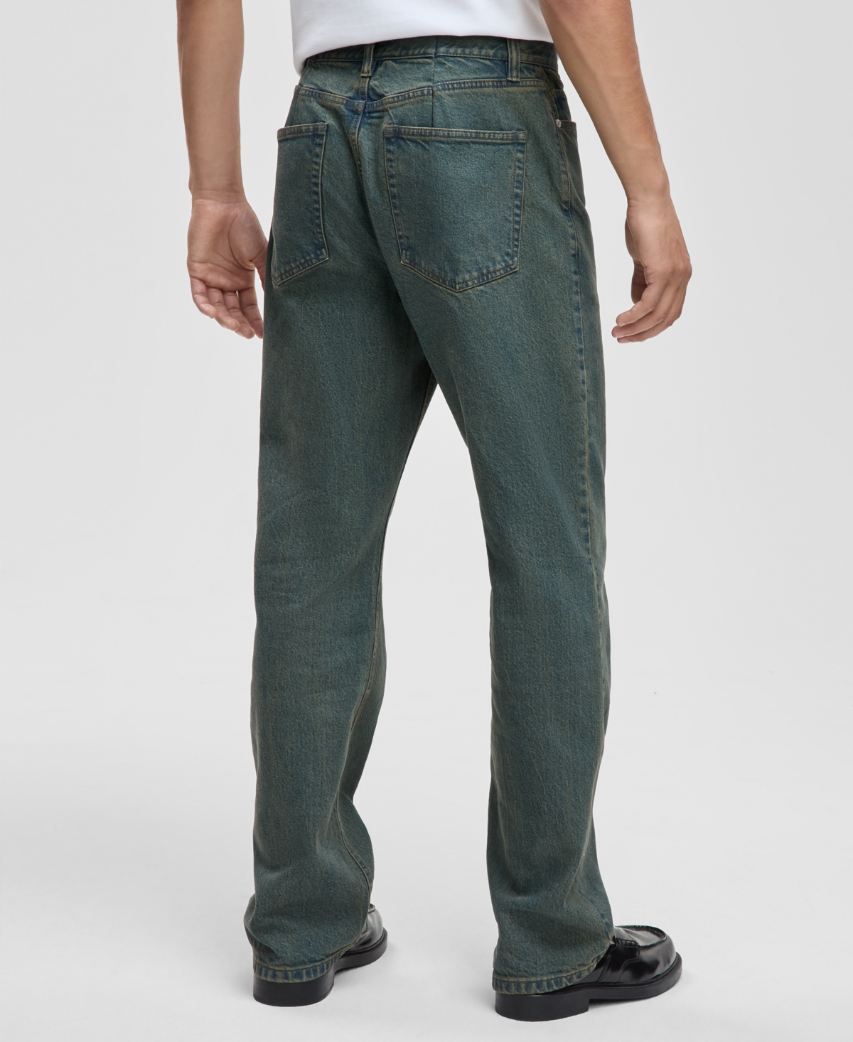 Mode Of One Men's Elmer Relaxed-fit Straight-leg Jeans, Macy's Exclusive In Blue
