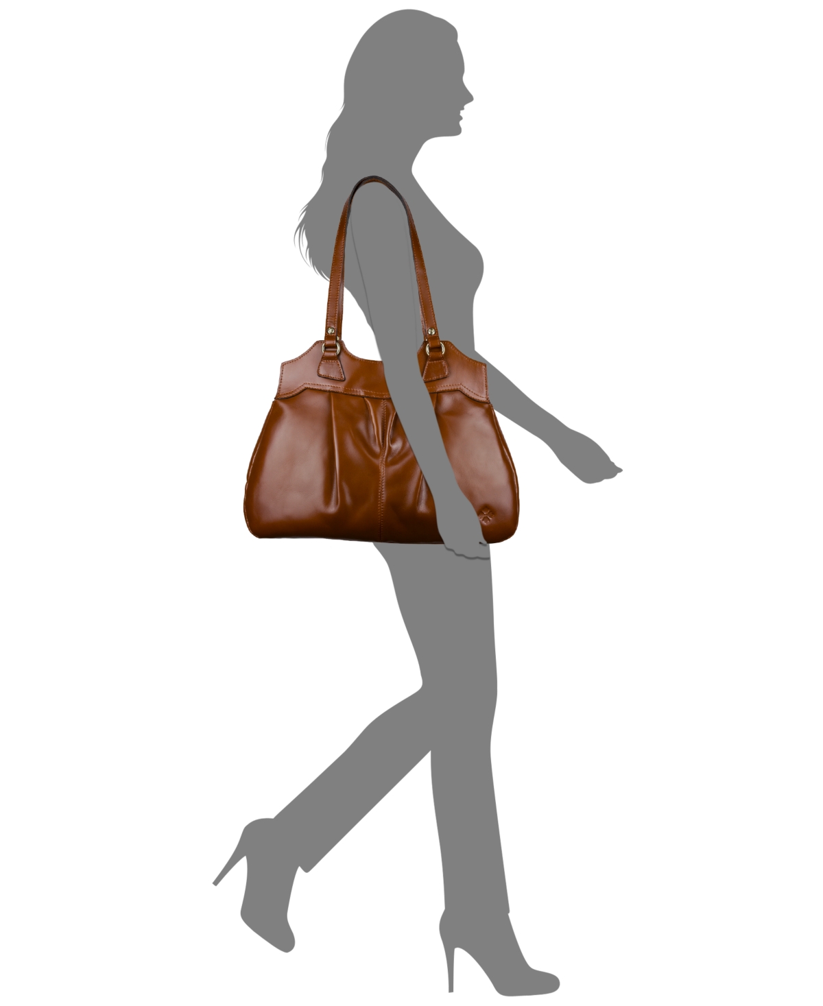 Patricia Nash Napoli Extra Large Satchel In Brown