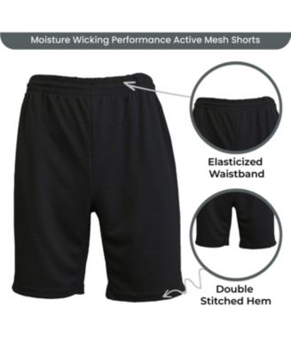 Women's Loose Fit Moisture Wicking Performance Mesh Shorts