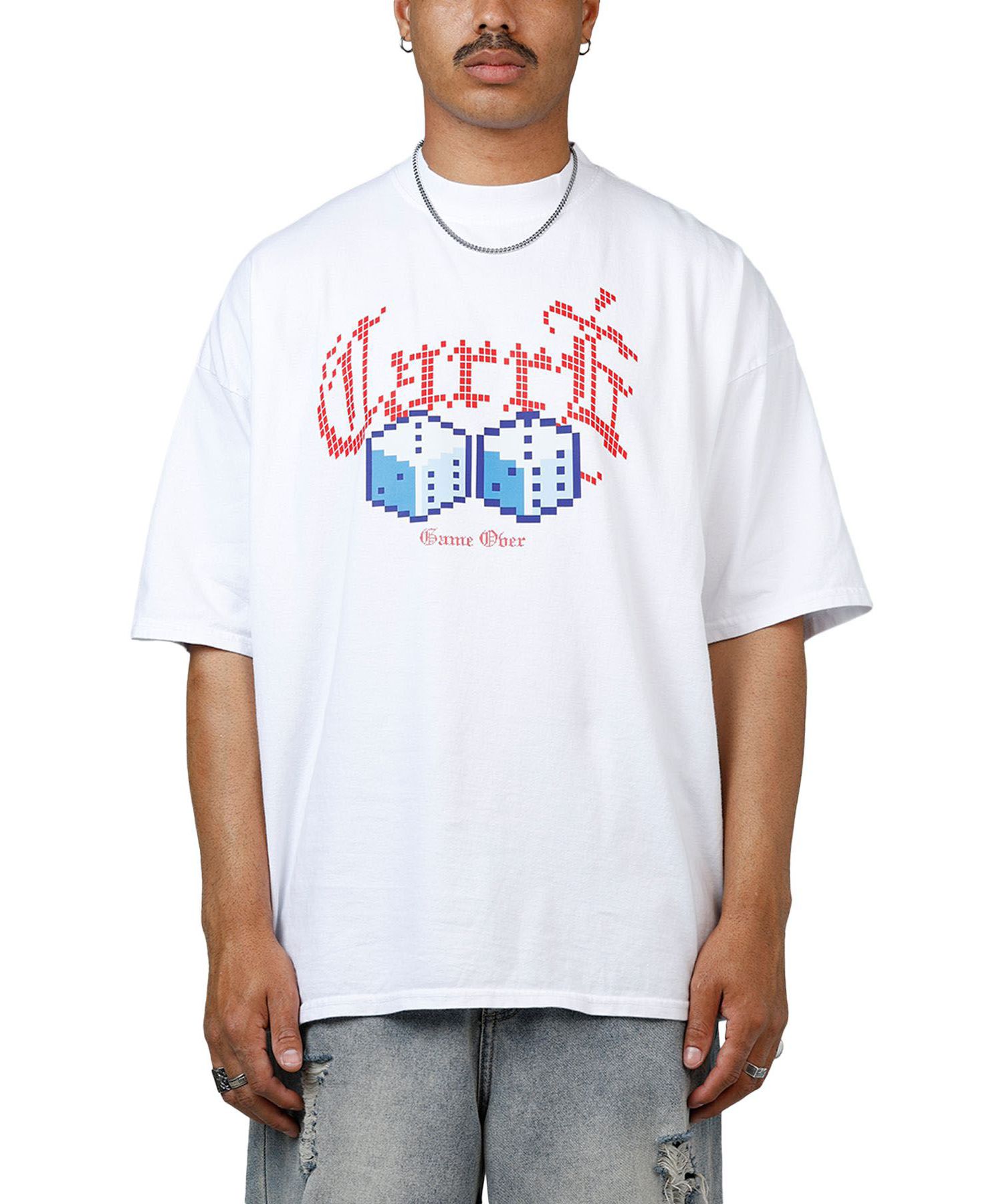 Men's Game Over T-Shirt - White L