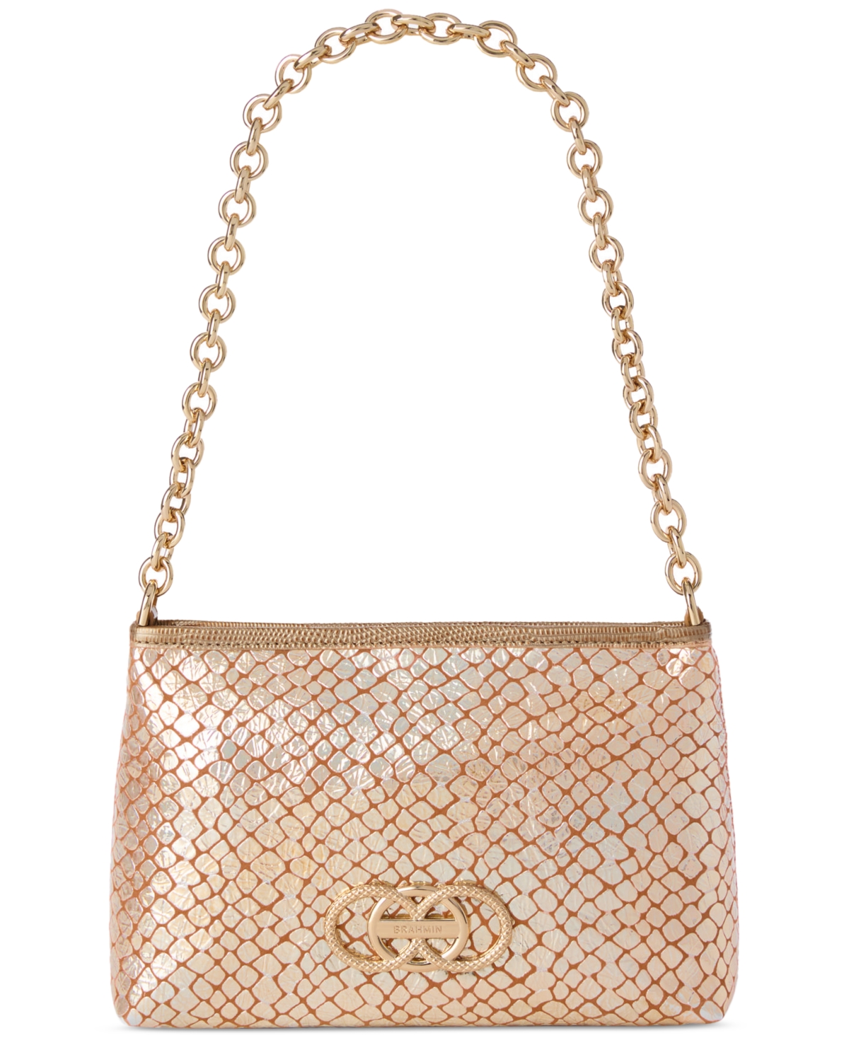 Brahmin Mod Small Leather Chain Shoulder Bag