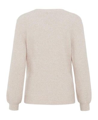 Women's Waffle Knit Pullover