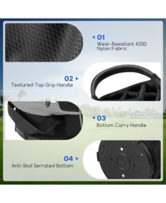 Golf Cart Bag with 14 Way Top Dividers