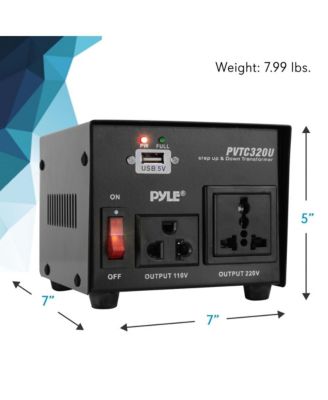 Step Up and Step Down Transformer - Power Supply Voltage Converter with USB Charge Port (500 Watt)