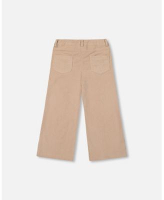 Girls Wide Leg Corduroy Pants