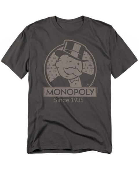 Мужская футболка MONOPOLY Wink, цвет: Угольный