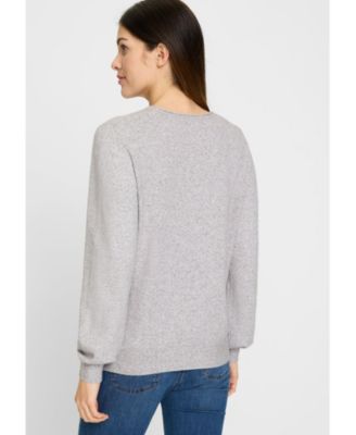 Women's Melange Knit Sweater